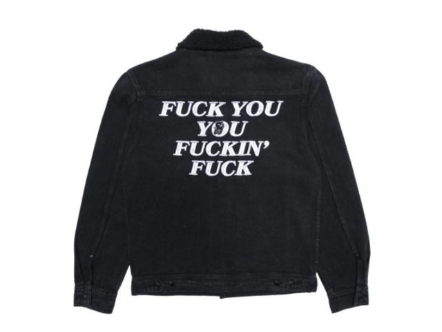 RipNDip RipNDip Fucking Fuck Denim Sherpa Jacket Black Wash - view 2