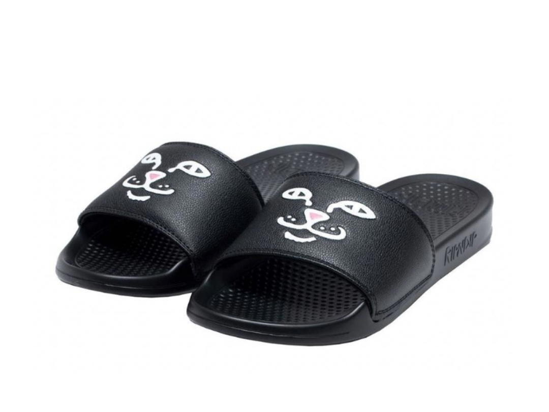RipNDip RipNDip Lord Jermal Face Slides Black
