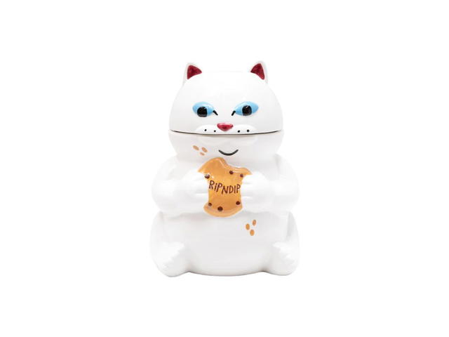 RipNDip RipNDip Lord Nermal Ceramic Cookie Jar White - view 1