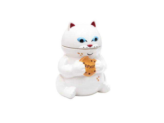 RipNDip RipNDip Lord Nermal Ceramic Cookie Jar White - view 2