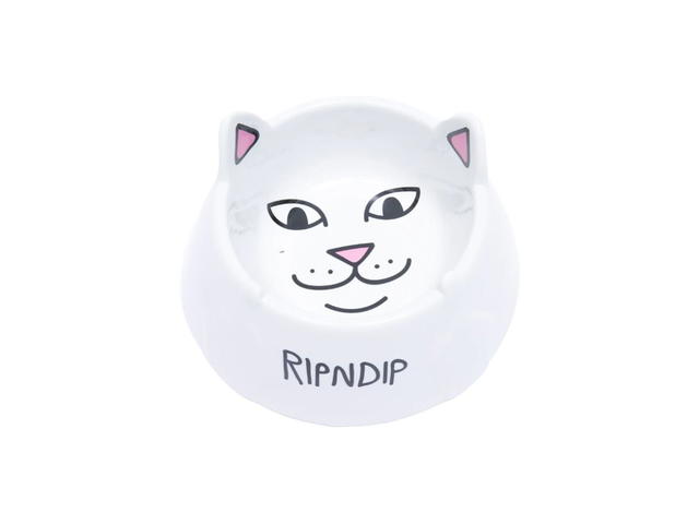 RipNDip RipNDip Lord Nermal Pet Bowl White - view 1