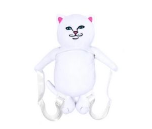 Buy RipNDip Lord Nermal Plush Backpack (White) at Sasom – Authentic and Ready to Ship