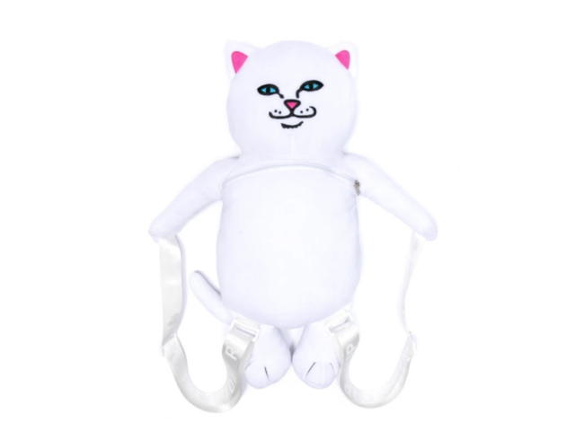 RipNDip RipNDip Lord Nermal Plush Backpack (White) - view 1