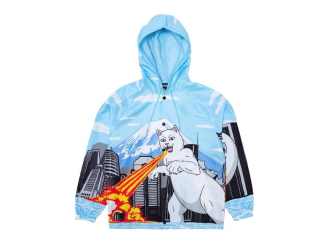 RipNDip RipNDip Nermzilla Hooded Coach Jacket Baby Blue - view 1