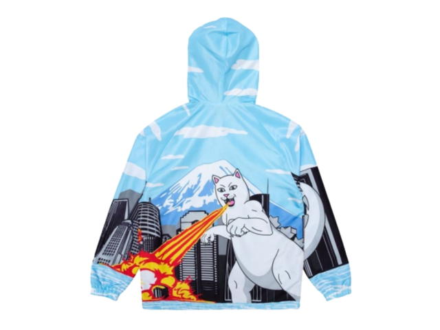 RipNDip RipNDip Nermzilla Hooded Coach Jacket Baby Blue - view 2