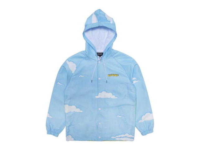 RipNDip RipNDip No Place Like Home Hooded Coaches Jacket Baby Blue - view 1