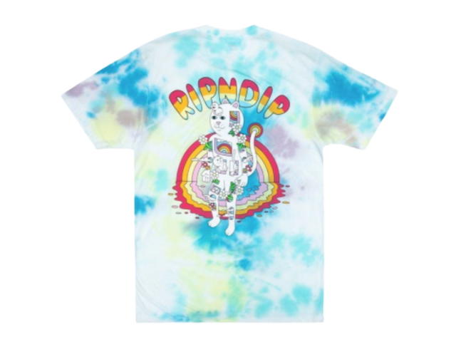 RipNDip RipNDip Out Of The Box Tee Blue/ Yellow Tie Dye - view 1