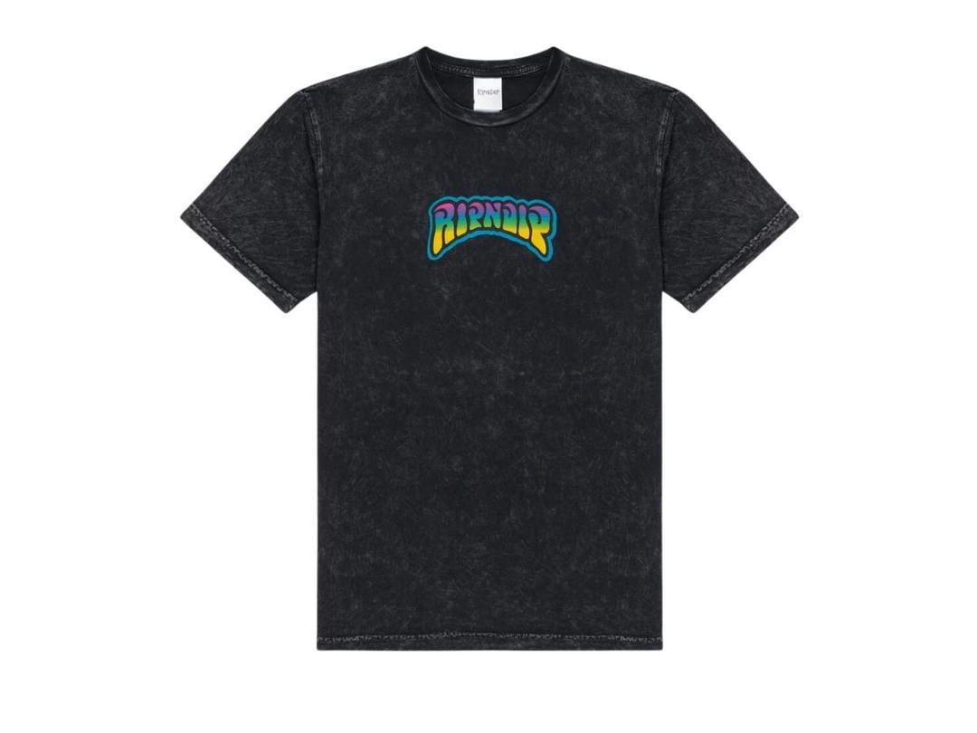 RipNDip RipNDip Psychedelic Garden Tee Black Mineral Wash