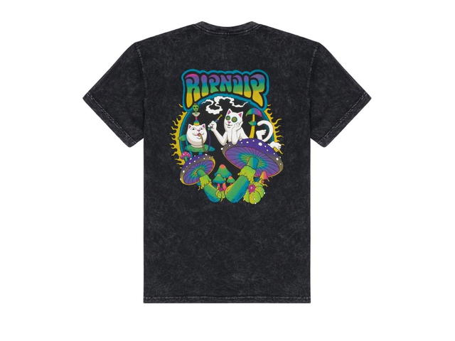 RipNDip RipNDip Psychedelic Garden Tee Black Mineral Wash - view 2