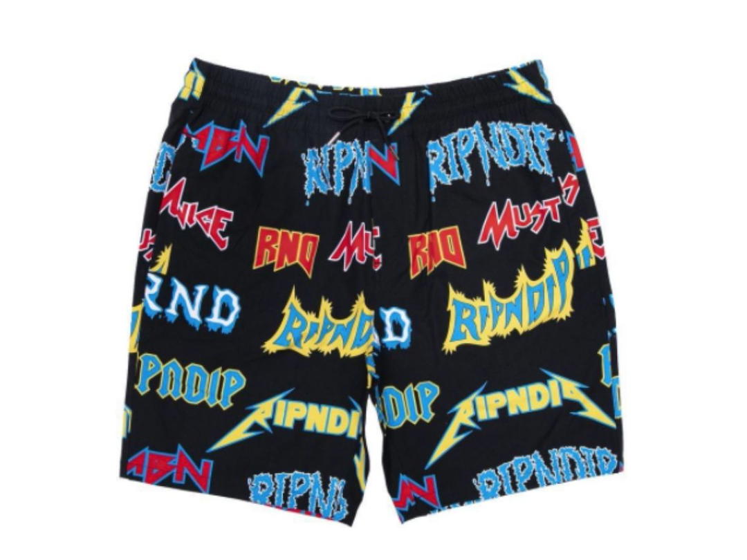 RipNDip RipNDip Rock & Nerm Swim Shorts Black