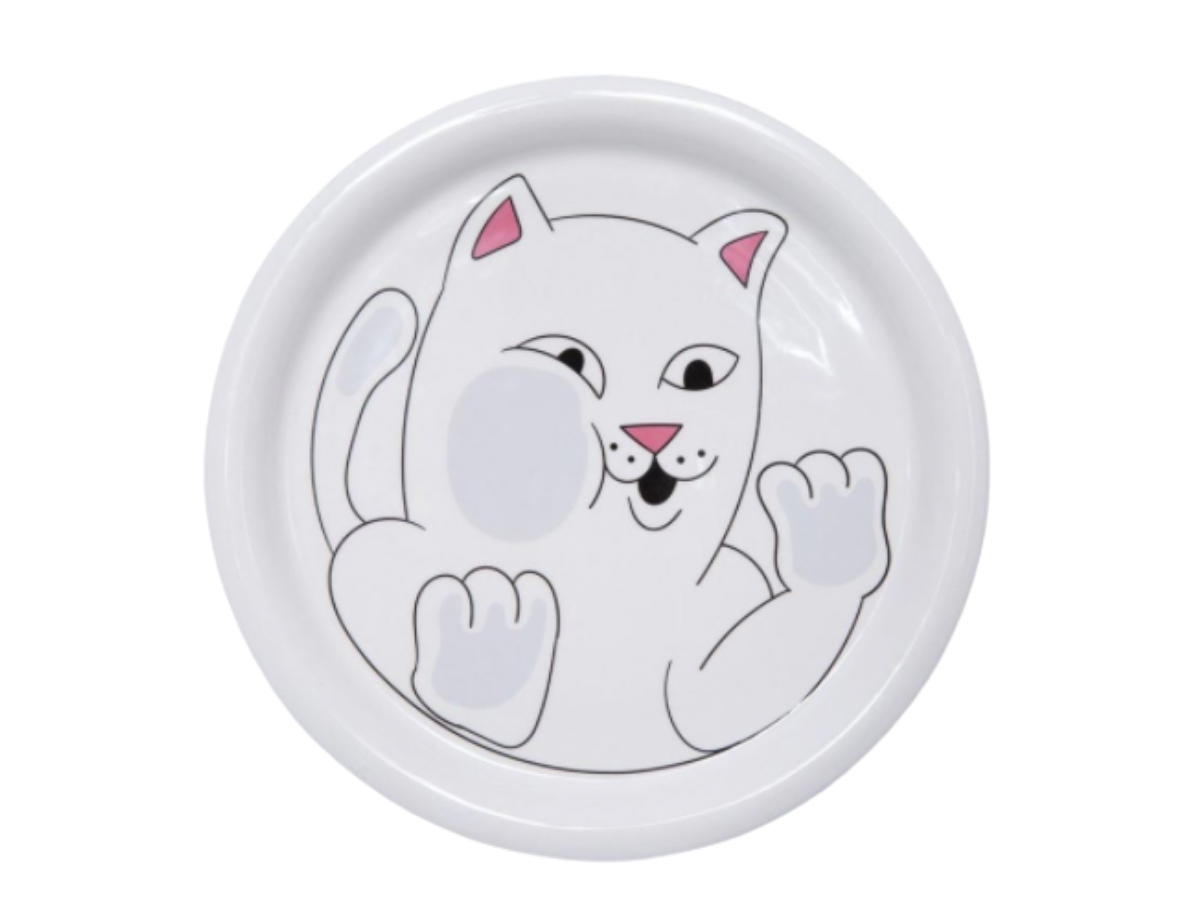 RipNDip RIPNDIP Squished Nerm Ceramic Plate White