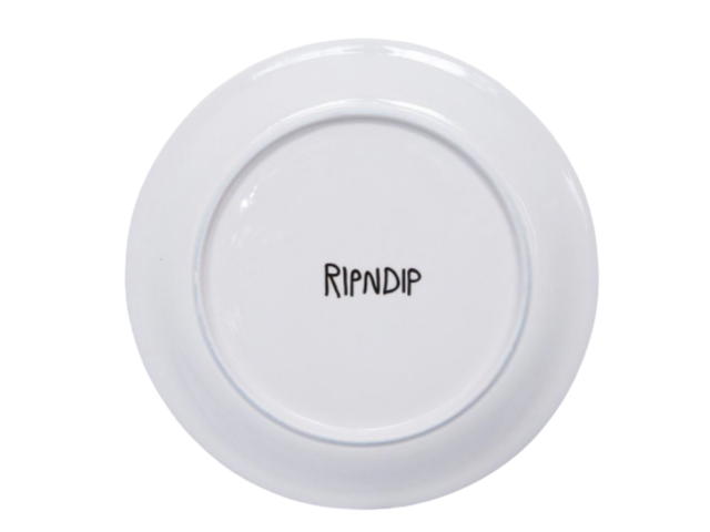 RipNDip RIPNDIP Squished Nerm Ceramic Plate White - view 2