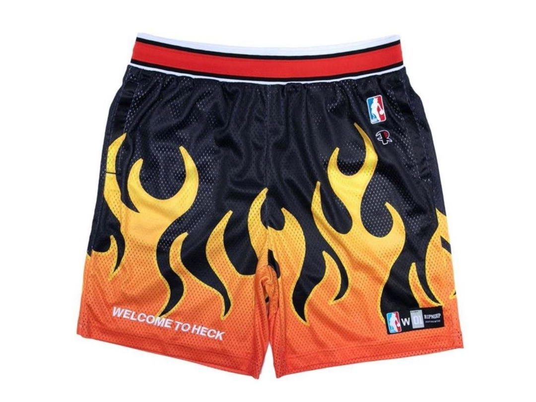 RipNDip RipNDip Welcome To Heck Basketball Shorts Black
