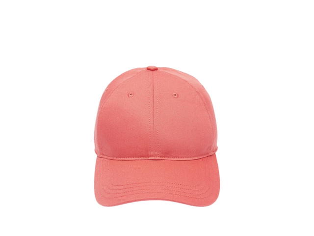 Lacoste Lacoste Organic Cotton Twill Cap Pink - view 2