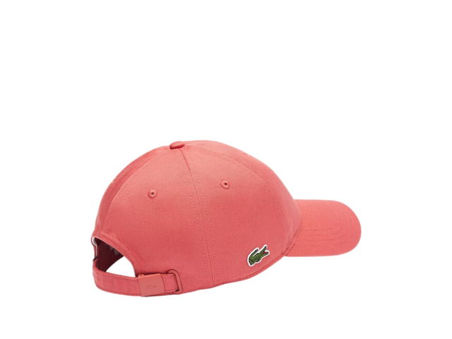 Lacoste Lacoste Organic Cotton Twill Cap Pink - view 3