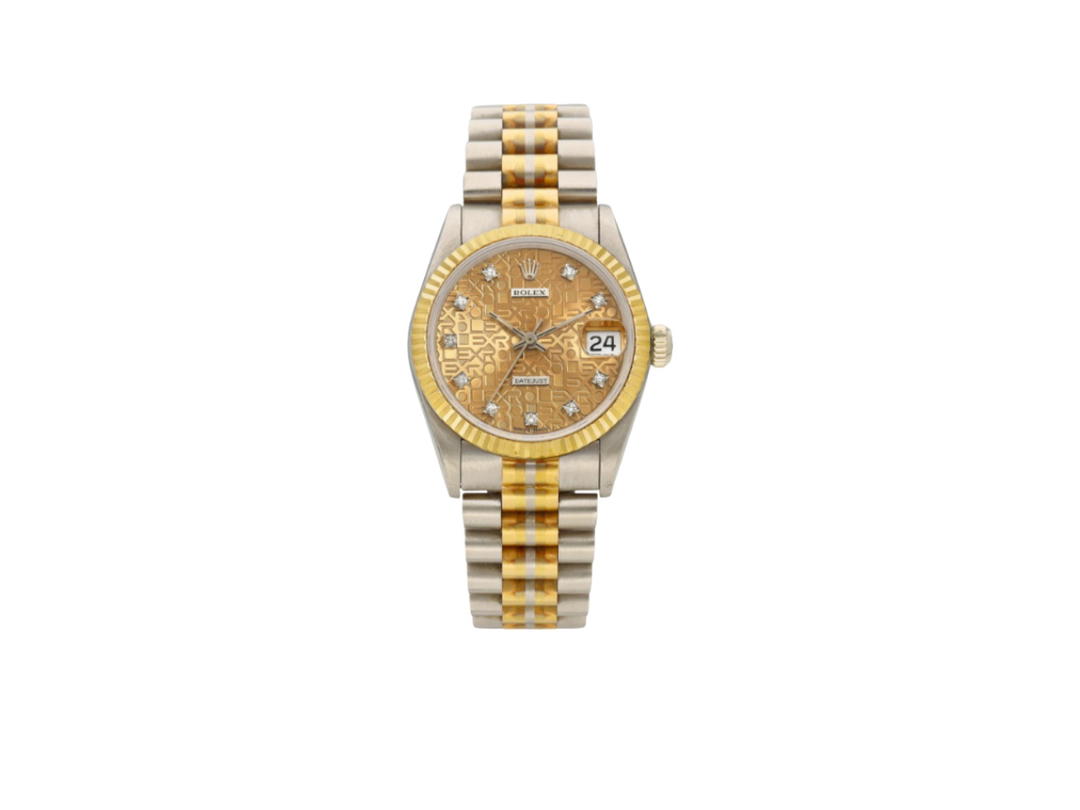 Rolex Rolex Datejust 31mm 68279 Gold and Diamond Set Wristwatch