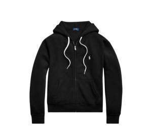 Buy Polo Ralph Lauren Fleece Full-zip Hoodie Black at Sasom – Authentic and Ready to Ship