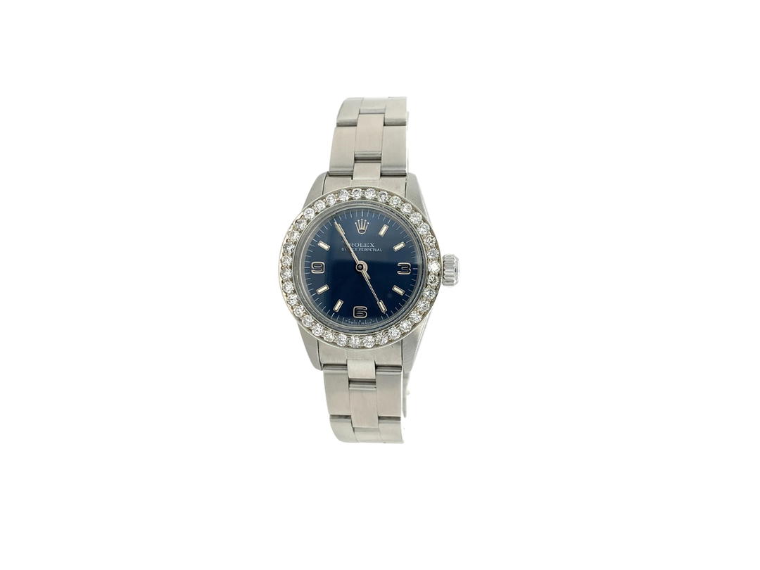 Rolex Rolex Airking Blue Silver