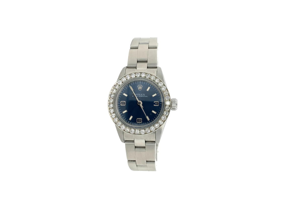 Rolex Rolex Airking Blue Silver