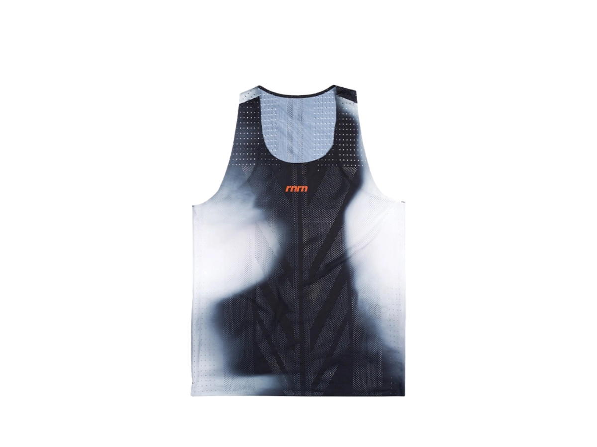rnrn rnrn Race Graphic Singlet Blue Hour