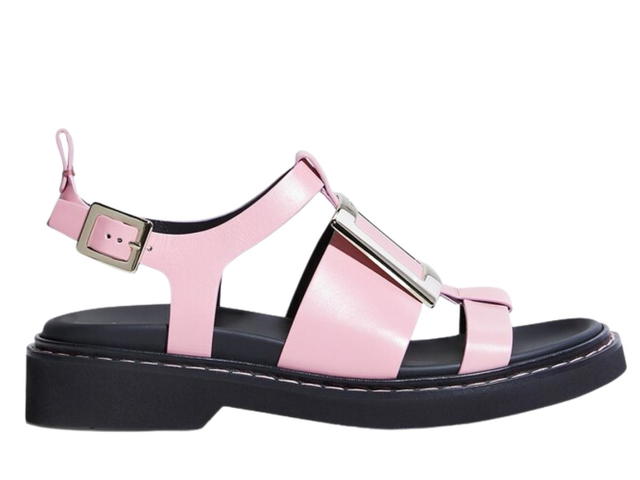 Roger Vivier ROGER VIVIER Exclusive to Mytheresa Viv Rangers buckle leather sandals (Eu sizing) - view 1