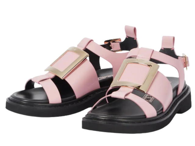 Roger Vivier ROGER VIVIER Exclusive to Mytheresa Viv Rangers buckle leather sandals (Eu sizing) - view 2