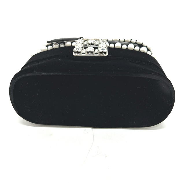 Roger Vivier ROGER VIVIER RBWANMH70000LU Crystal Faux Pearl Vanity Micro 2WAY Hand Bag Unused - view 4