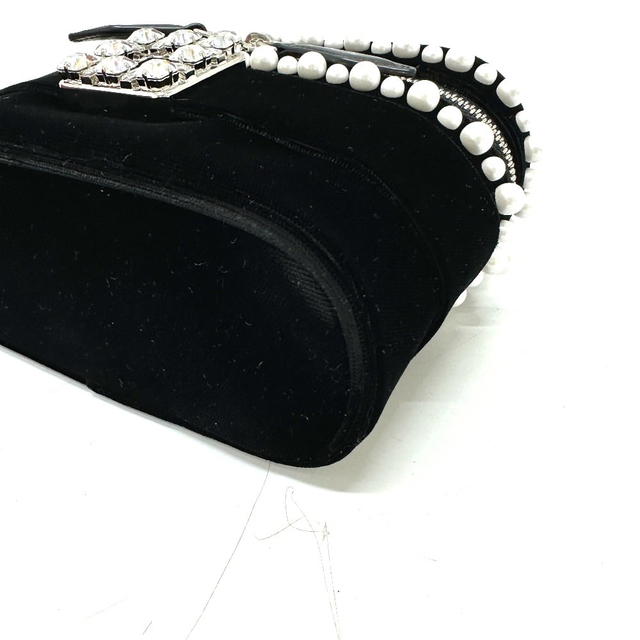 Roger Vivier ROGER VIVIER RBWANMH70000LU Crystal Faux Pearl Vanity Micro 2WAY Hand Bag Unused - view 5