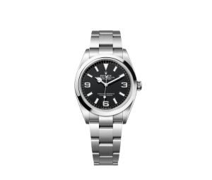 Buy Rolex Explorer 36 Oyster 36 mm In Oystersteel With Black Dial at Sasom – Authentic and Ready to Ship