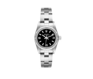 Buy Rolex Oyster Perpetual 24MM In Perpetual With Dial Black at Sasom – Authentic and Ready to Ship
