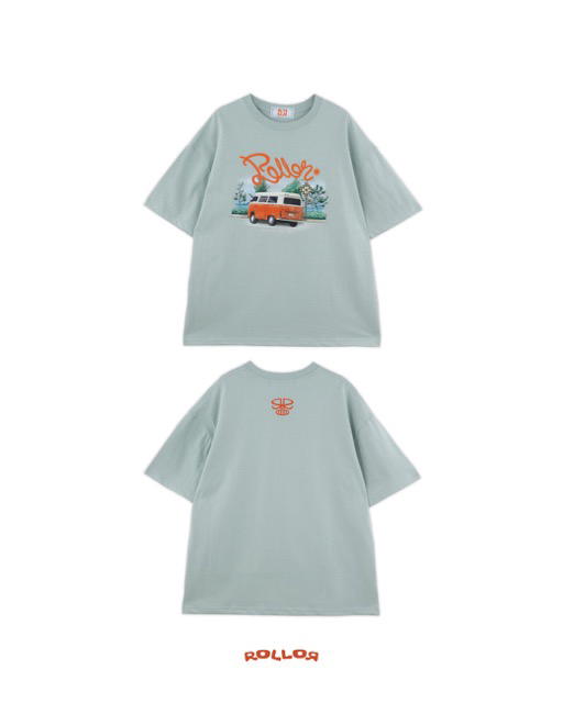 ROLLOR ROLLOR - DRURING TRIP Oversize T-Shirt ( Green )