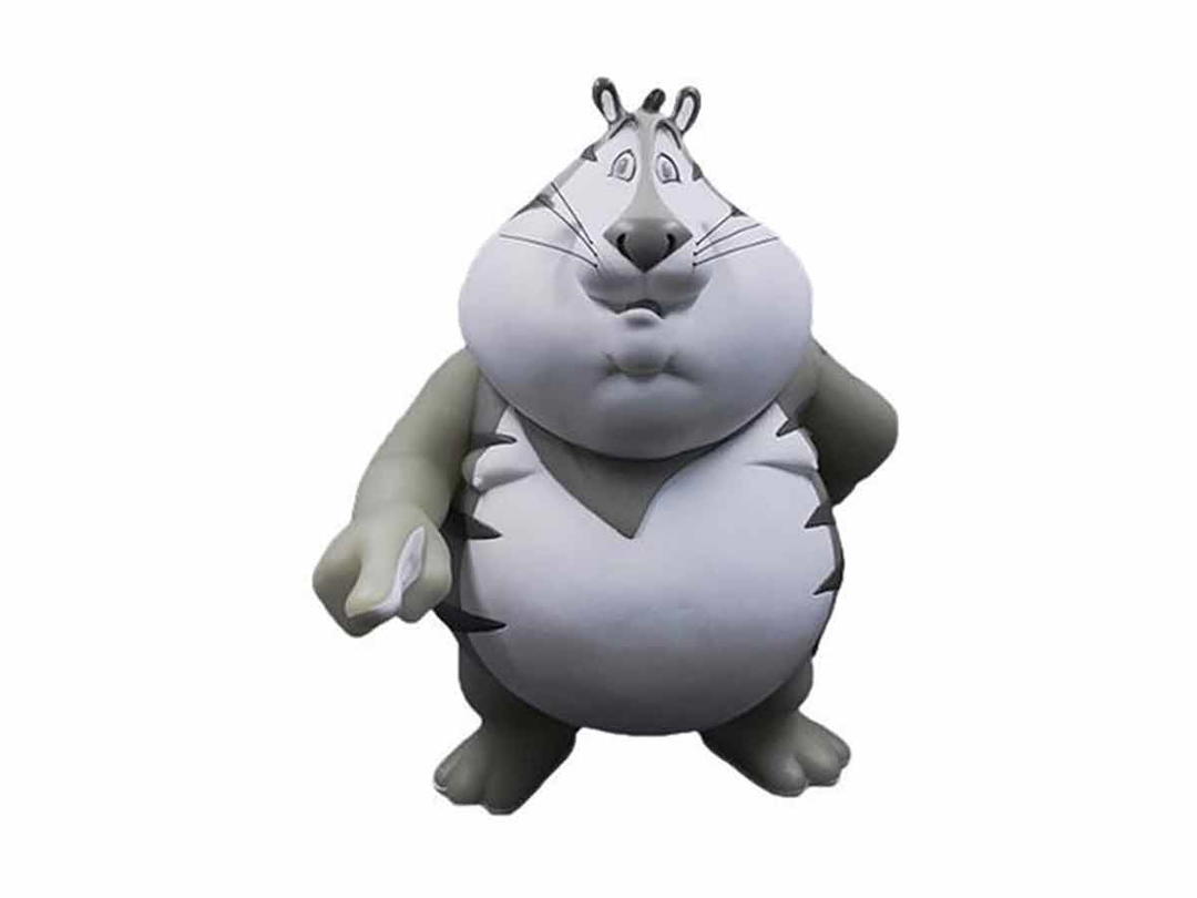 Ron English Ron English Popaganda Cereal Killers Fat Tony Sugar Frosted Figure (8 Inch) Monotone Edition
