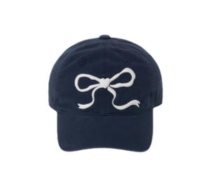 Buy Ronron Heart Ribbon Ball Cap Navy Ivory at Sasom – Authentic and Ready to Ship