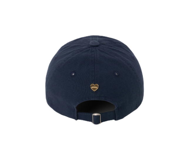 Ronron Ronron Heart Ribbon Ball Cap Navy Ivory - view 2