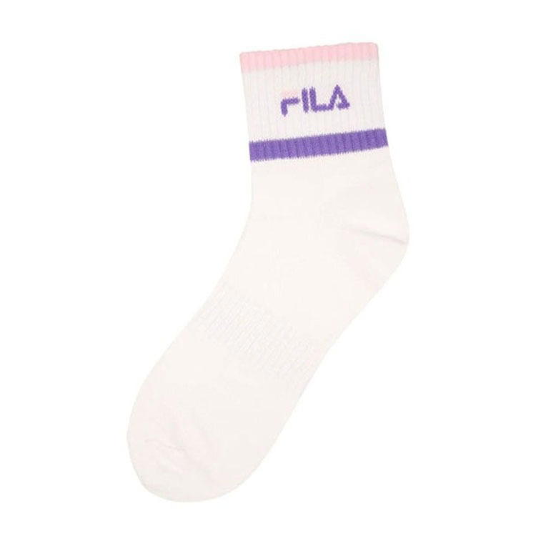 Fila Fila Edge Tennis Sock White Pink