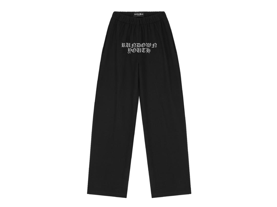 RUNDOWNYOUTH RUNDOWNYOUTH Angel Jogger Track Pants Black