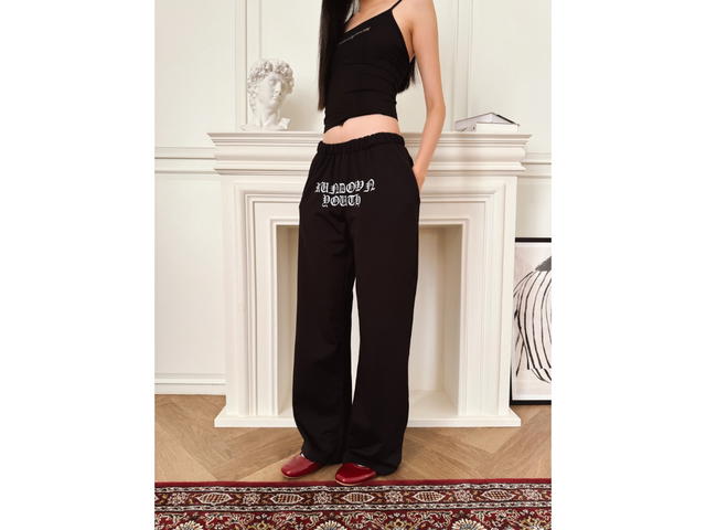 RUNDOWNYOUTH RUNDOWNYOUTH Angel Jogger Track Pants Black - view 4