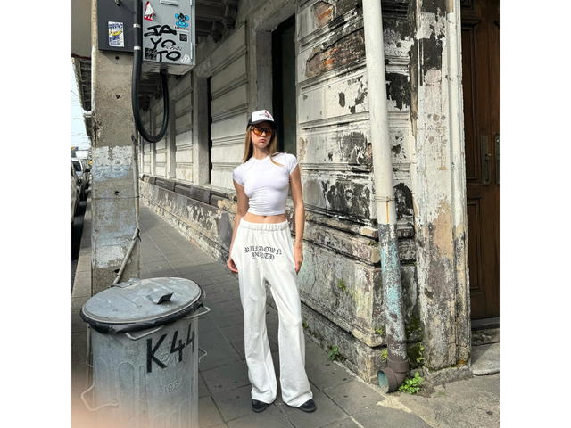 RUNDOWNYOUTH RUNDOWNYOUTH Angel Jogger Track Pants White - view 5