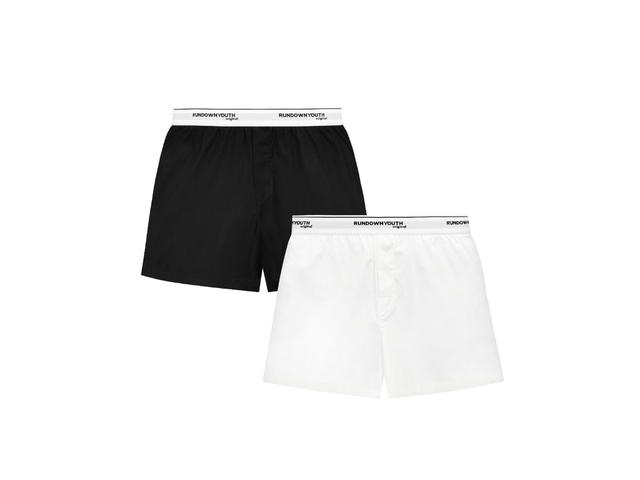 RUNDOWNYOUTH RUNDOWNYOUTH Boxer02 Short Super Soft 2 Pack Black White - view 1