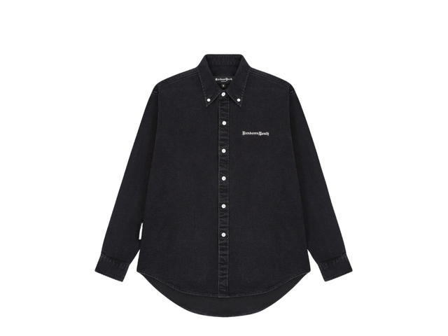 RUNDOWNYOUTH RUNDOWNYOUTH Essential Denim Shirt Black 02 - view 1