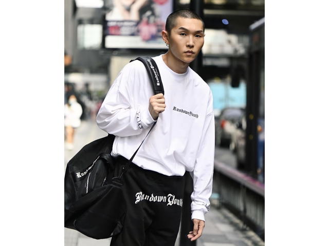 RUNDOWNYOUTH RUNDOWNYOUTH Jersey Drawstring Short Pants 03 - view 6