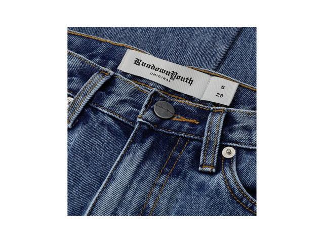 RUNDOWNYOUTH RUNDOWNYOUTH Missing Dark Blue Jeans 02 - view 6