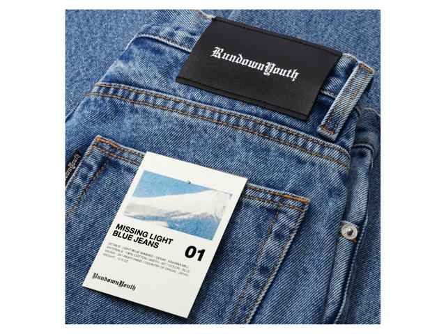 RUNDOWNYOUTH RUNDOWNYOUTH Missing Light Blue Jeans 01 - view 6
