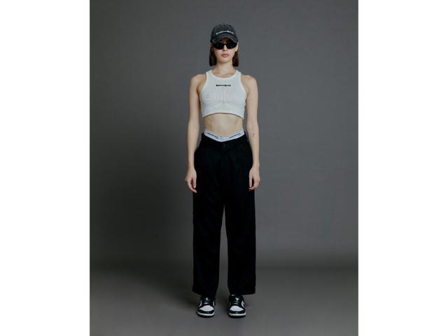 RUNDOWNYOUTH RUNDOWNYOUTH Unisex RDY Straight Trousers Black - view 4