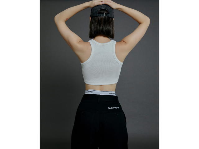 RUNDOWNYOUTH RUNDOWNYOUTH Unisex RDY Straight Trousers Black - view 5
