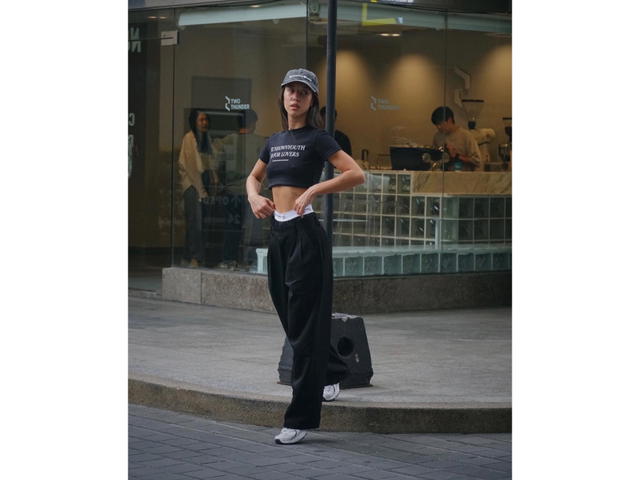 RUNDOWNYOUTH RUNDOWNYOUTH Unisex RDY Straight Trousers Black - view 7