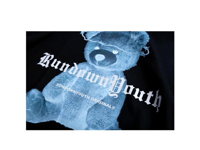 RUNDOWNYOUTH RUNDOWNYOUTH X-ray Teddy Bear Logo T-Shirt 033 - view 5