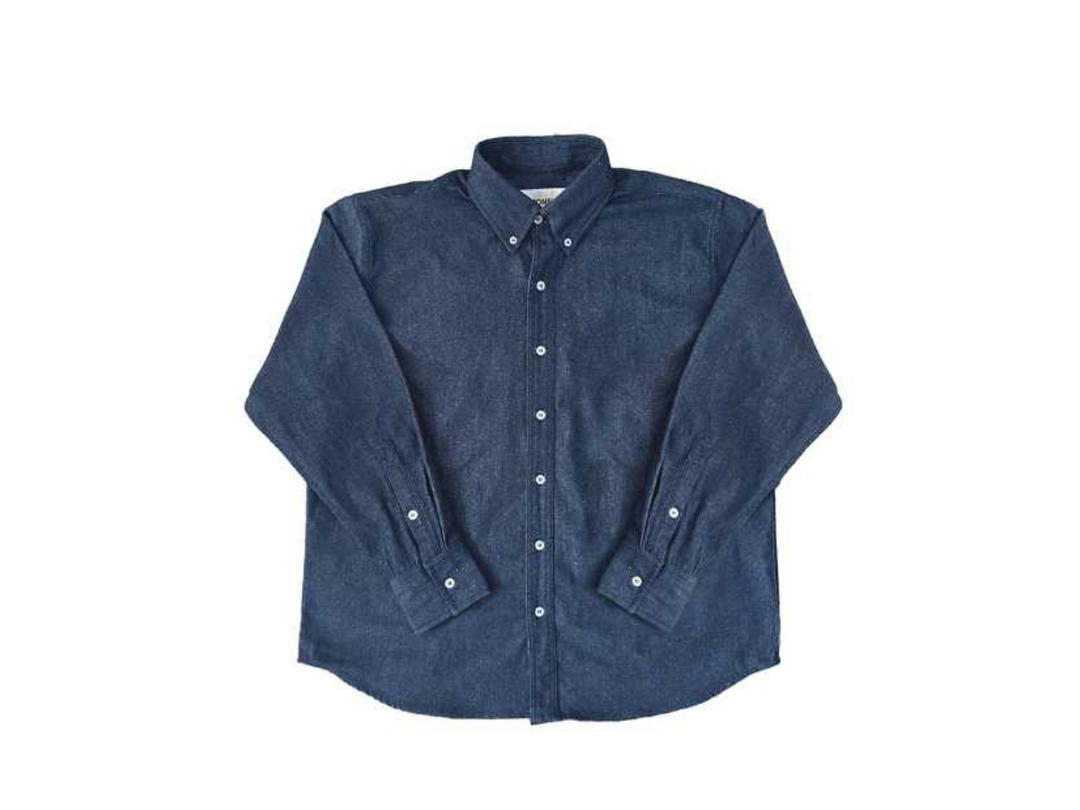 RUNONSUN RUNONSUN LONG-SLEEVED SHIRT IN DENIM (BU)