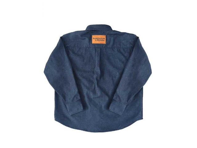 RUNONSUN RUNONSUN LONG-SLEEVED SHIRT IN DENIM (BU) - view 2