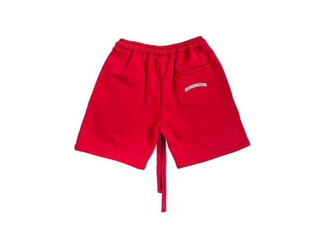 RUNONSUN RUNONSUN SWEAT SHORTS “RUNONSUN LOGO” (RD) - view 2